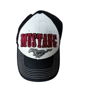 Official FORD MUSTANG 3D stitching Embroidered Hat One Size Y2k GEARHEAD WESTERN